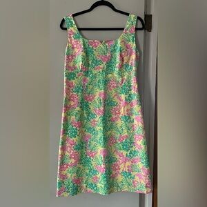 Lilly Pulitzer Pink and Green Sleeveless Sundress